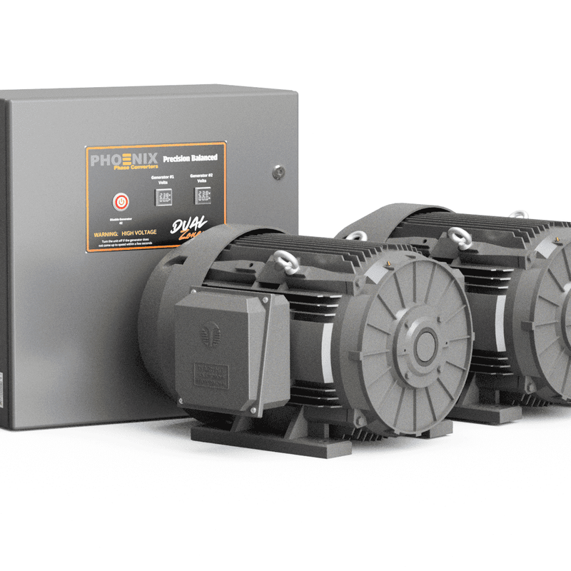 20/40 HP Rotary Phase Converter - GP20/40NL Auto-Zoned Power Rotary Phase Converter