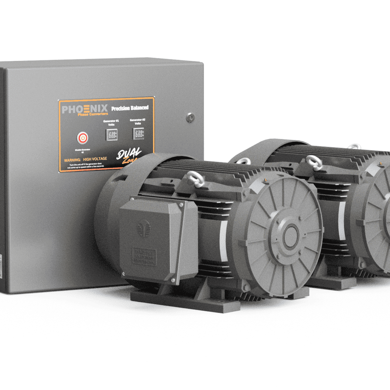 25/50 HP ROTARY PHASE CONVERTER - GP25/50NL Auto-Zoned Power Rotary Phase Converter