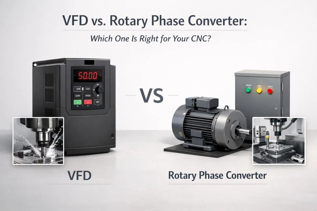 VFD vs Rotary Phase Converter: Which Is Right for Your CNC?