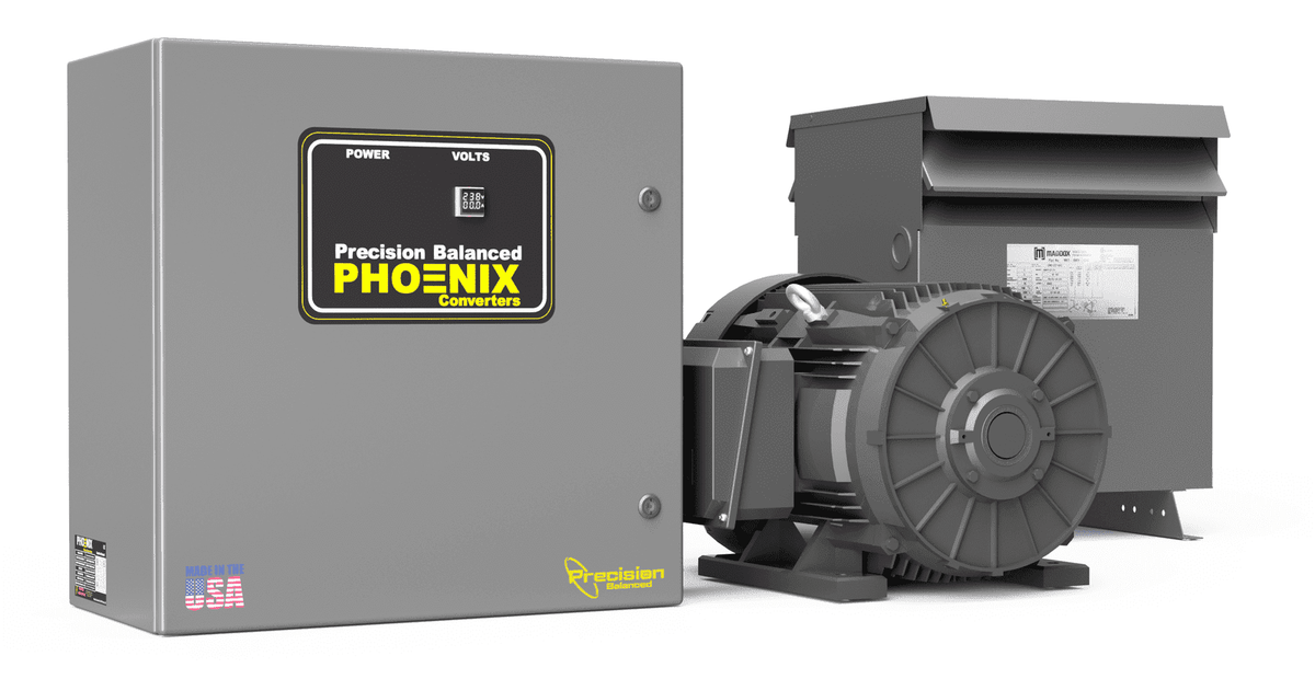 10 HP NLT Phase Converter & Transformer Package | 230V to 460V 3 Phase