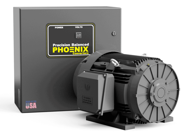 10 HP Rotary Phase Converter - GP10NL - Single Phase to Three Phase - Phoenix Phase Converters