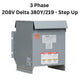 3 Phase Auto Transformer 600-480-400-240-208v