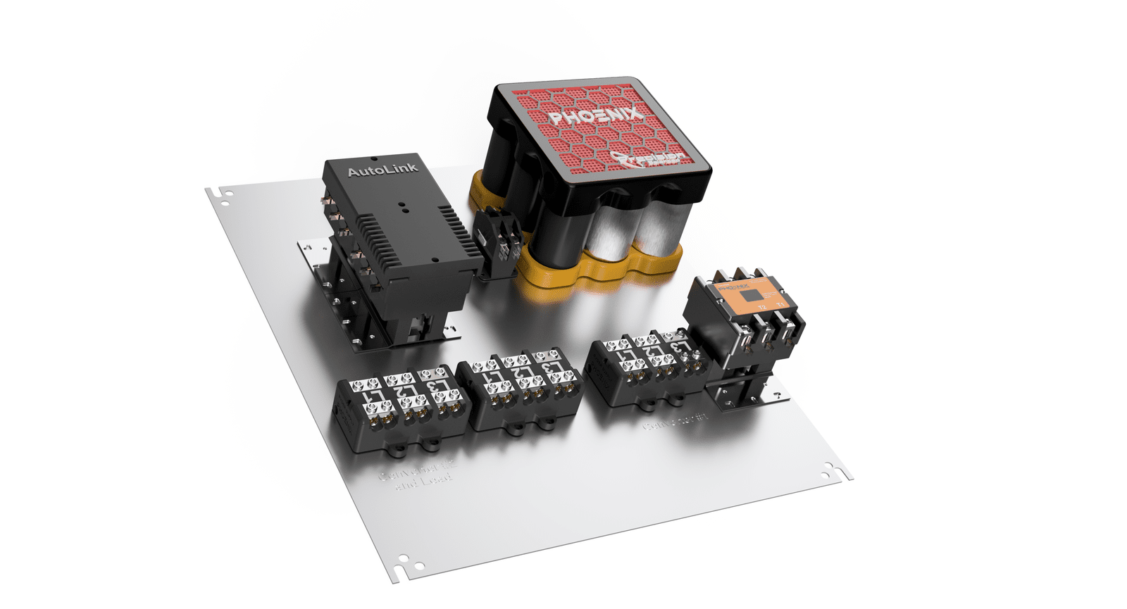 GP3NLTA - 3 HP Rotary Phase Converter - Single Phase 230V to Three Phase 460V with Autolink - Phoenix Phase Converters