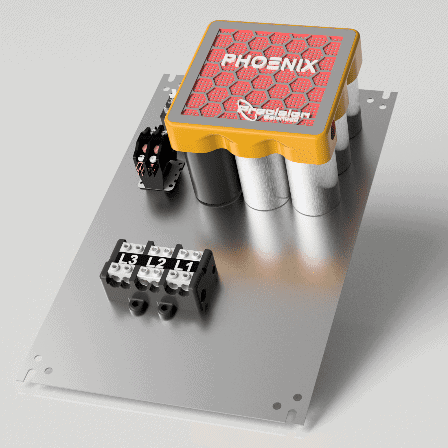 25 HP Rotary Phase Converter - GP25NL Single Phase to Three Phase Converter - Phoenix Phase Converters