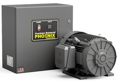 40 HP Rotary Phase Converter - GP40PL - Single Phase to Three Phase