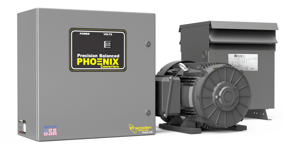 60 HP Rotary Phase Converter | Single Phase to 3 Phase