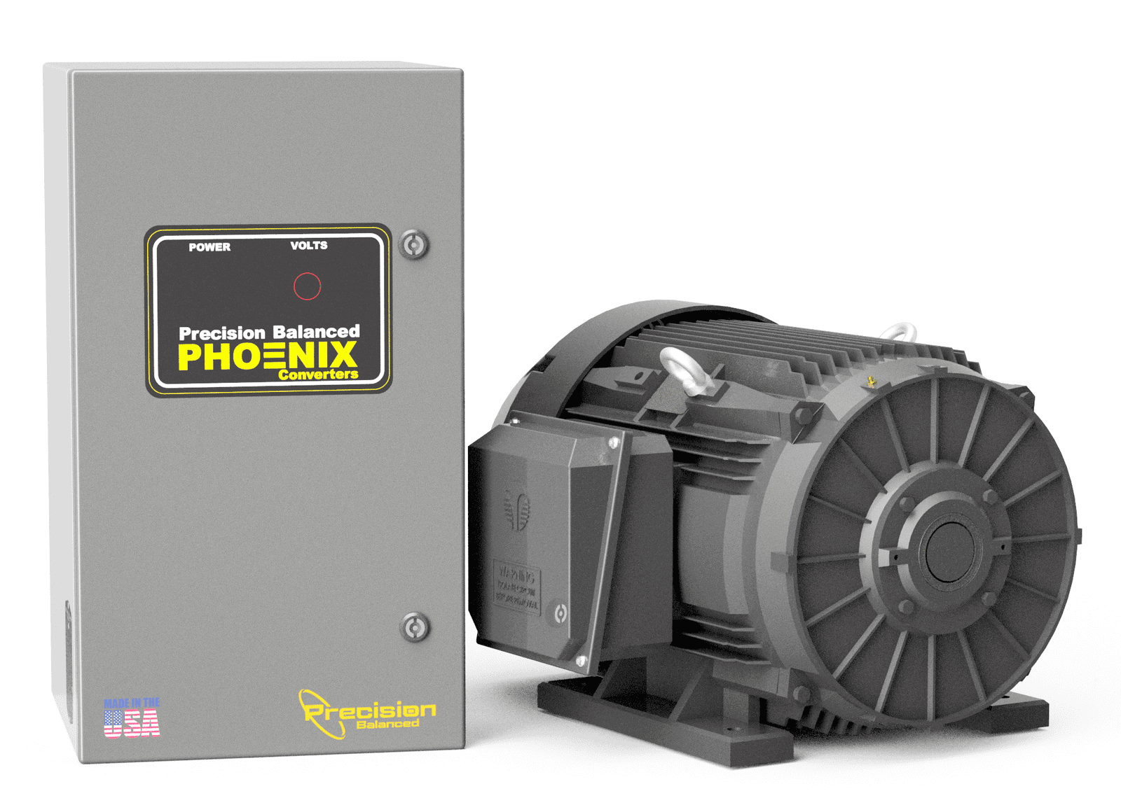 5 HP Rotary Phase Converter - GP5NL Single Phase to Three Phase Converter - Phoenix Phase Converters