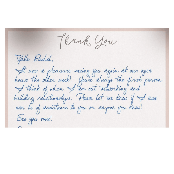 Handwritten note