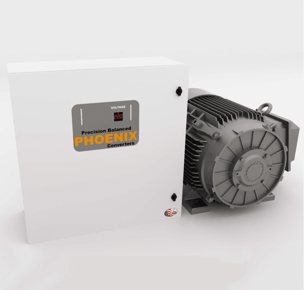 50 HP Rotary Phase Converter NH - Single Phase to Three Phase Converter GP50NH 25