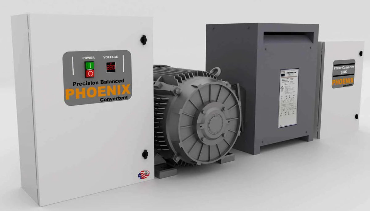 15 HP Rotary Phase Converter | 9 KVA Transformer