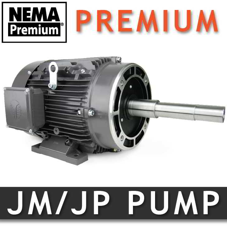 0.33 HP Premium JM-JP Motor - Frame: 56J - RPM: 3600